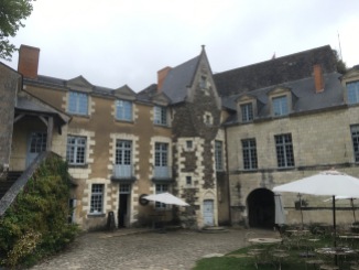 Inside Angers castle
